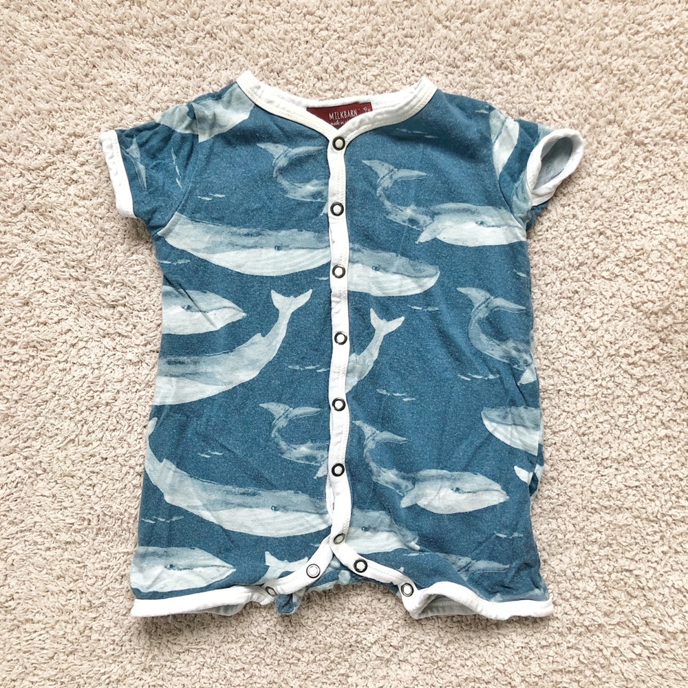 Milkbarn Whale Romper